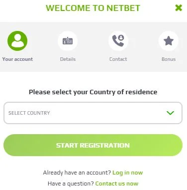 NetBet rejestracja krok po kroku  krok 5